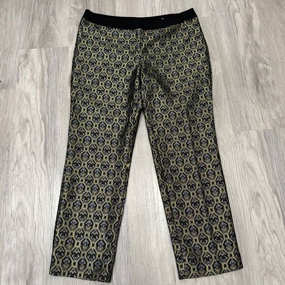Worthington Patterned Straight Leg Pant - Picture 2 of 6